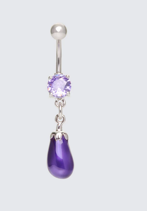 Finesse Asha Purple Eggplant Belly Bar