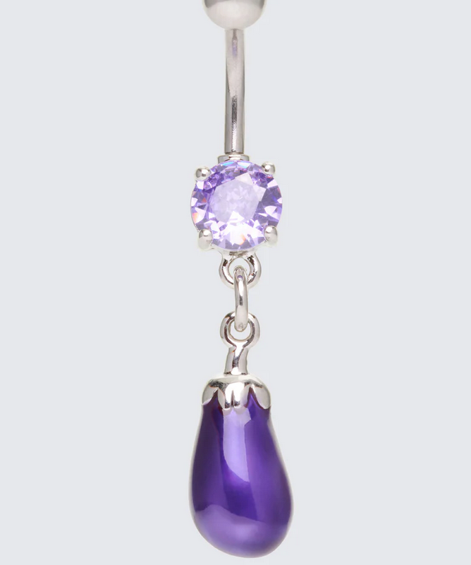 Finesse Asha Purple Eggplant Belly Bar