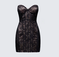 Finesse Vela Lace Corset Mini Dress