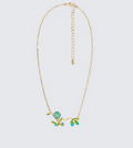 Finesse Azore Gold Rose Branch Necklace