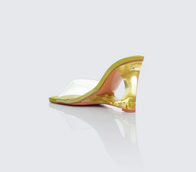 Finesse Karla Perspex Wedge Sandal