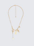 Finesse Blair Gold Cherub Charm Necklace Stack
