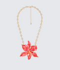 Finesse Sabira Red Orchid Necklace