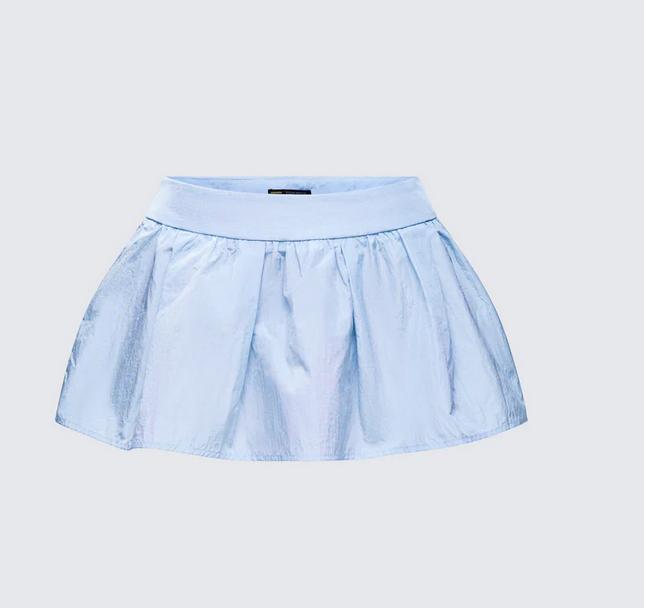 Finesse Violet Blue Mini Skirt