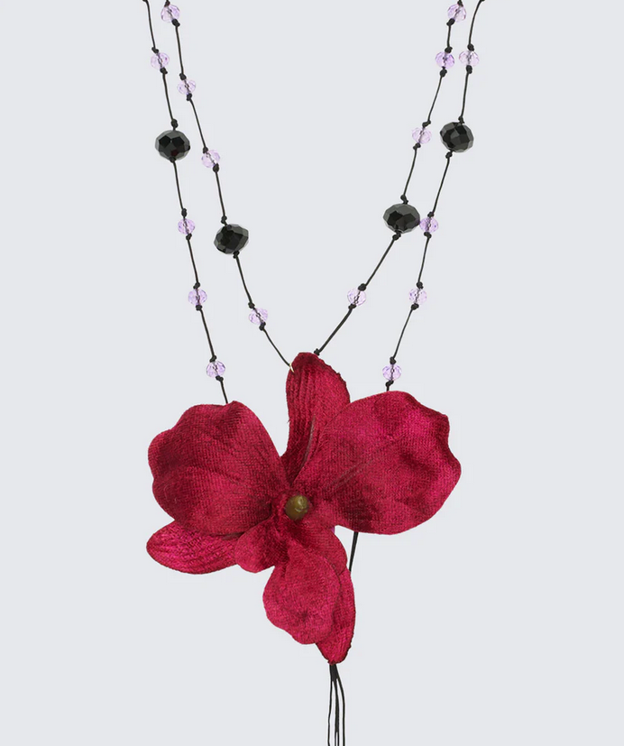 Finesse Halima Purple Multi Way Necklace
