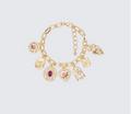 Finesse Sevyn Gold Multi Charm Bracelet