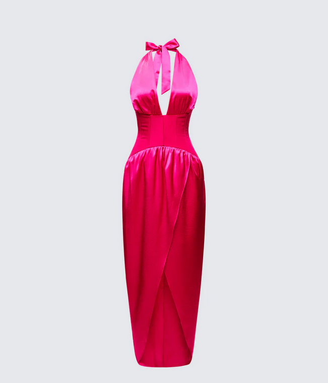 Finesse Arabella Corset Wrap Maxi Dress