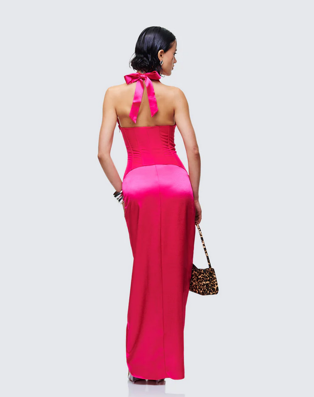 Finesse Arabella Corset Wrap Maxi Dress