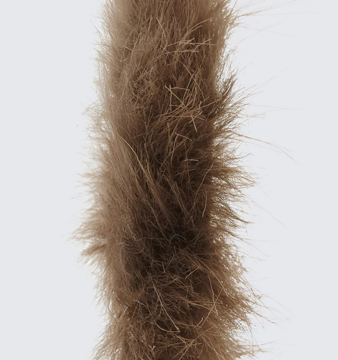Finesse Huntleigh Fur Hoop Earrings