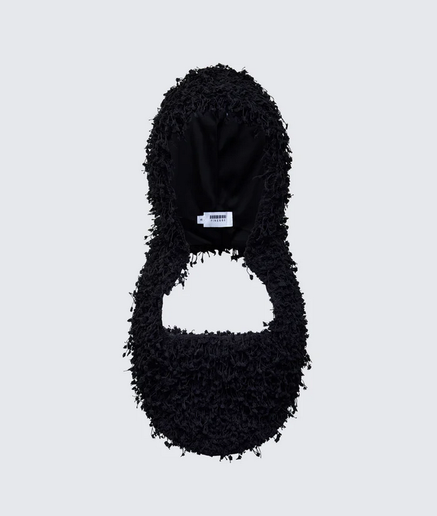 Finesse Morgan Black Knit Hooded Halter Top