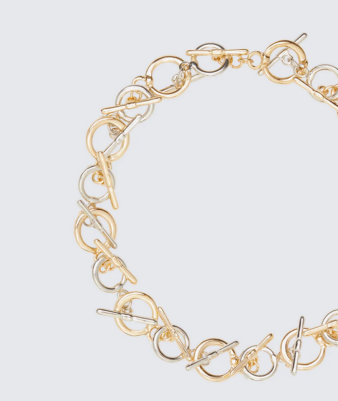 Finesse Candace Metal Mix T-Bar Choker