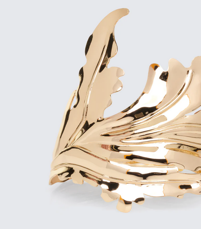 Finesse Evangeline Gold Leaf Arm Cuff