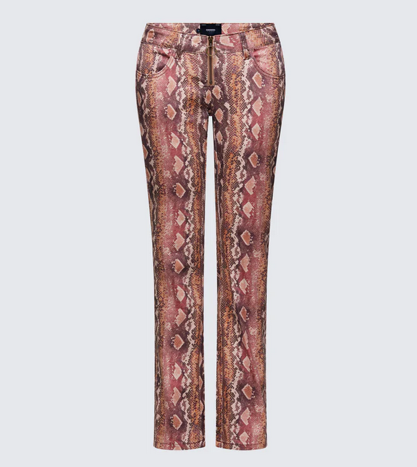 Finesse Athena Natural Snake Print Jeans