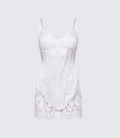Finesse Rosie White Corset Dress