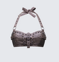 Finesse Hosea Brown Vegan Leather Bra