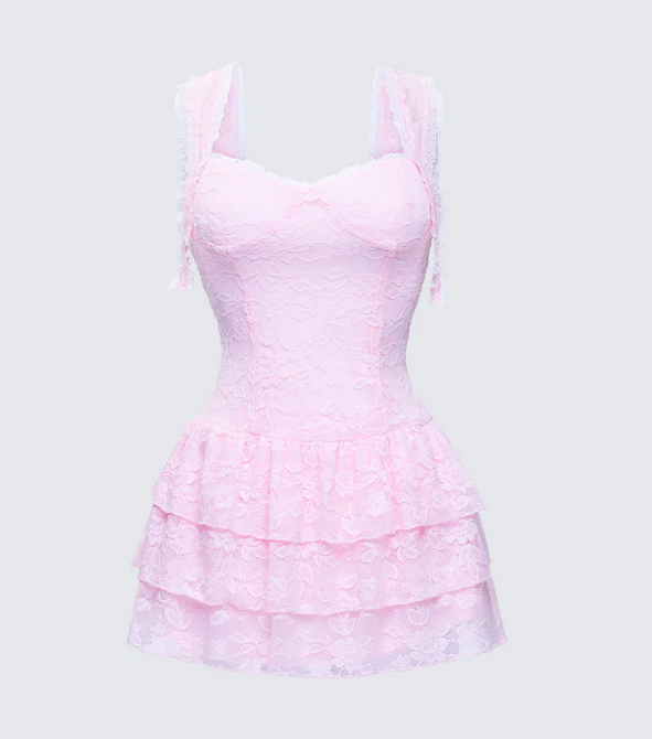 Finesse Jayella Lace Mini Dress