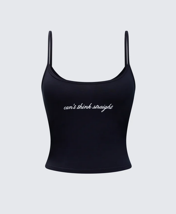 Finesse Kacie Slogan Cami Top