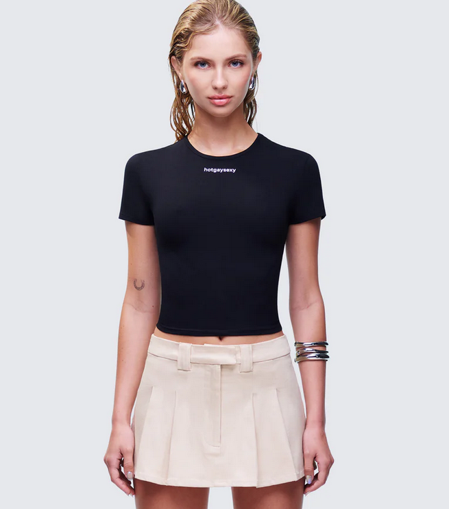 Finesse Swara Slogan Baby Tee