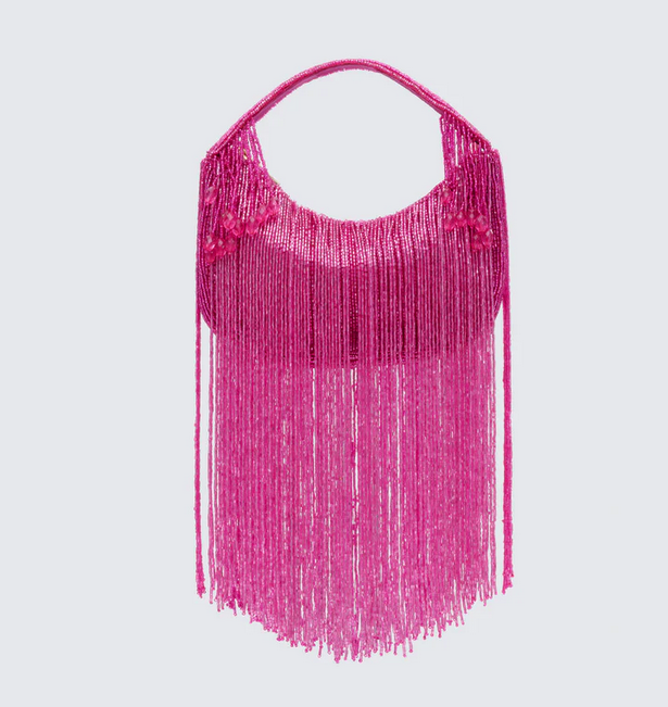 Finesse Angelle Embellished Fringe Bag