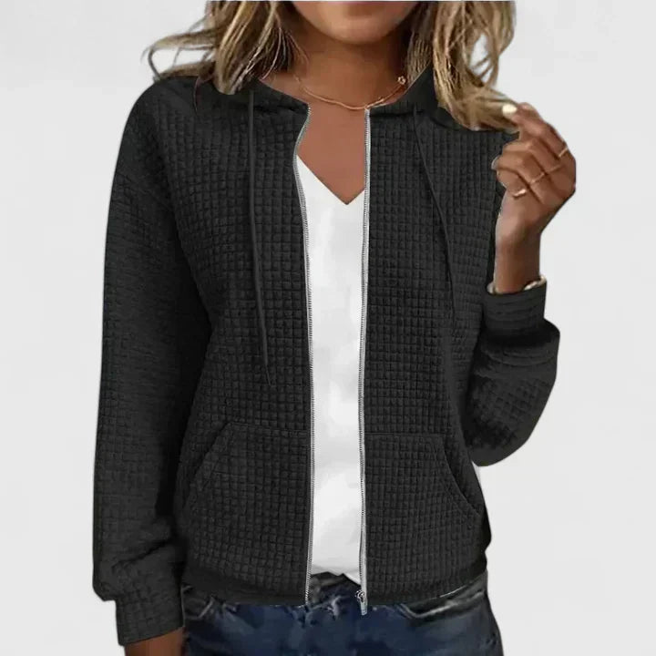 Nabalu Women’s Zip-Up Jacket – Hooded Long Sleeve Outerwear