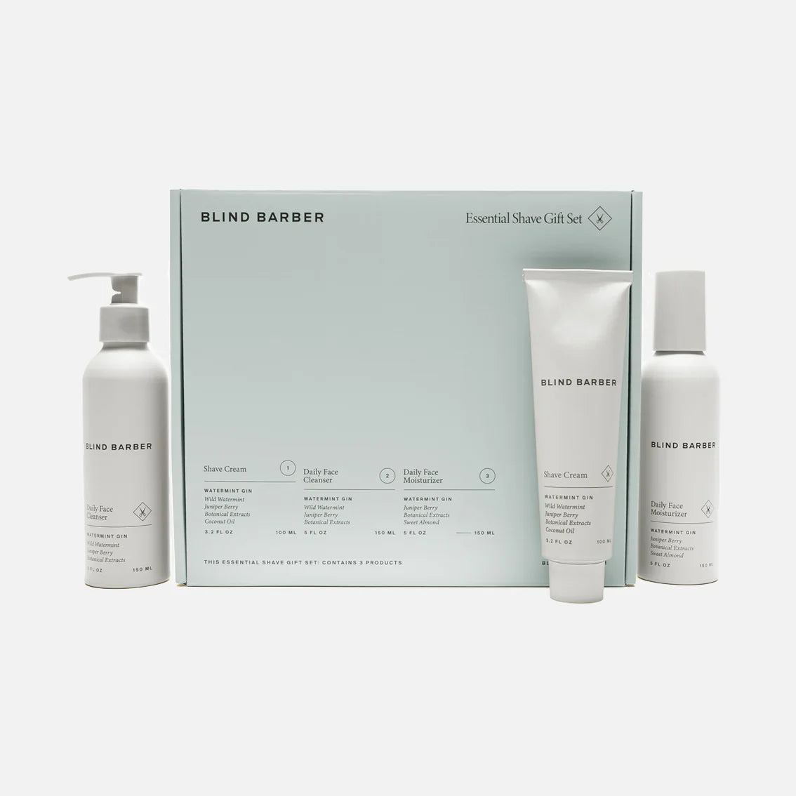 Blind Barber Gift Set: Essential Shave
