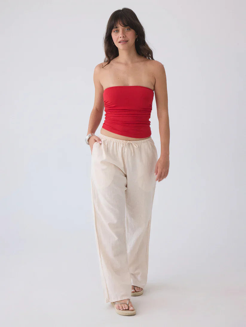 Klassy Ruched Tube Top