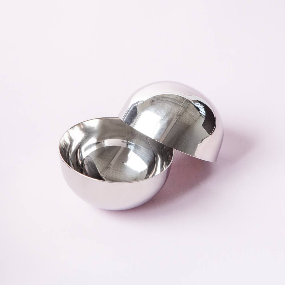 Bramble Berry Stainless Steel Bath Bomb Mold, 2 pieces