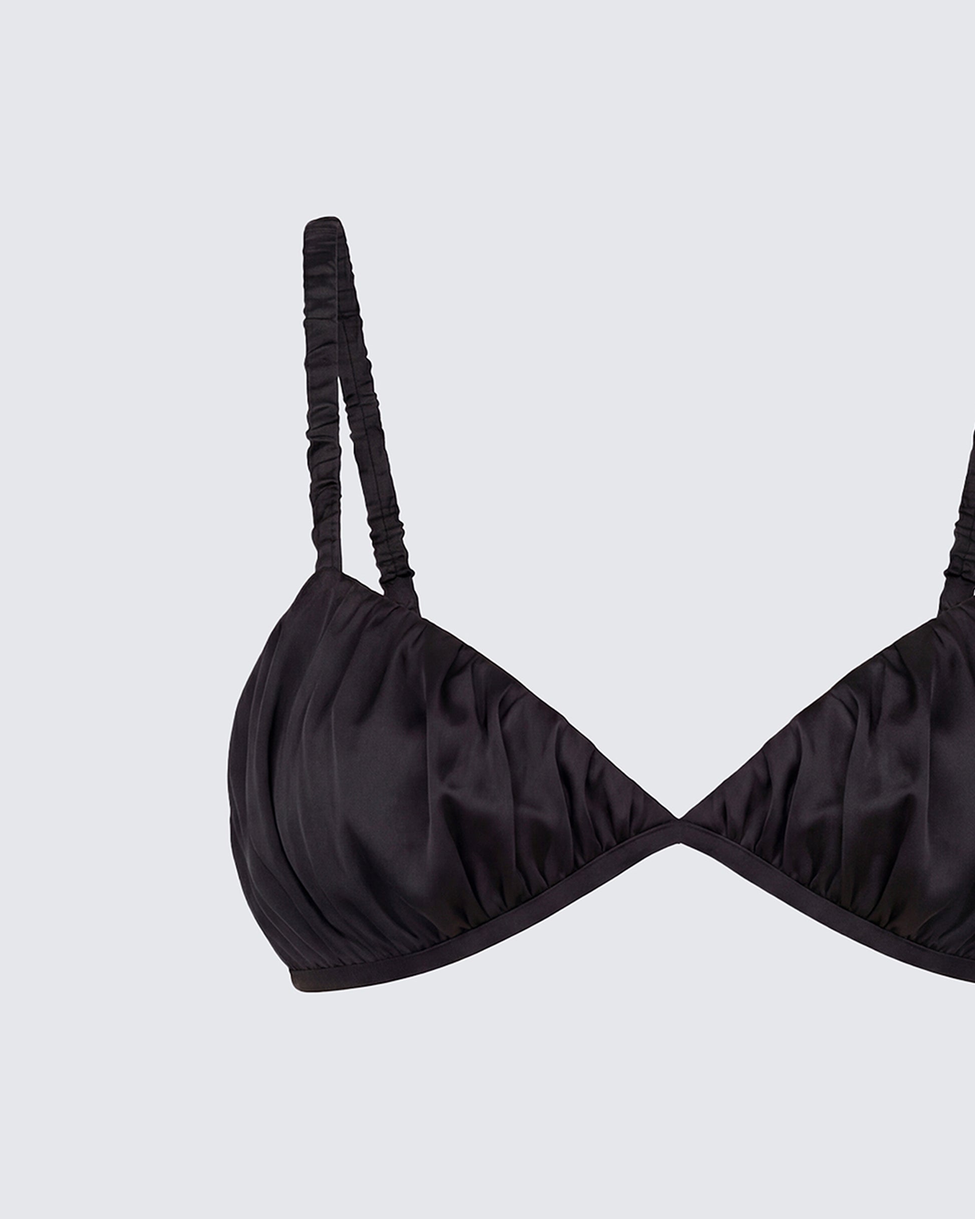 Finesse Suzanna Satin Gathered Bra Top