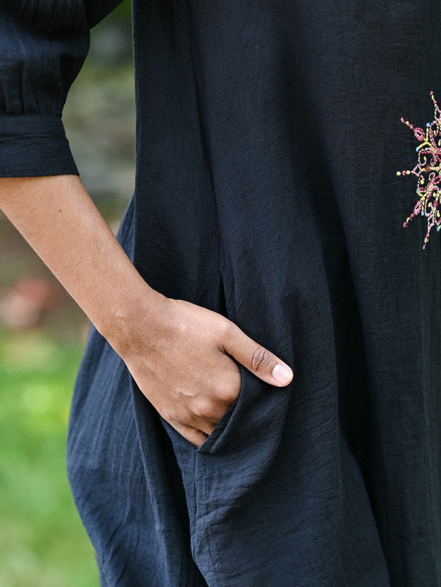 April Cornell Mandala Tunic - Black
