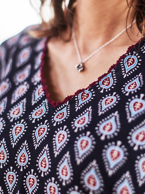 April Cornell Feather Tunic
