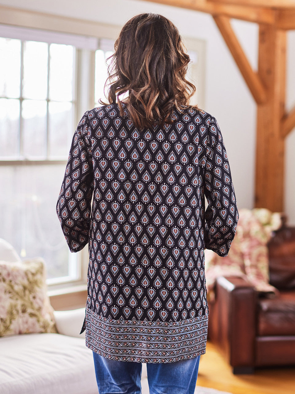 April Cornell Feather Tunic