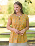 April Cornell Panama Butterfly Tunic - Dark Gold