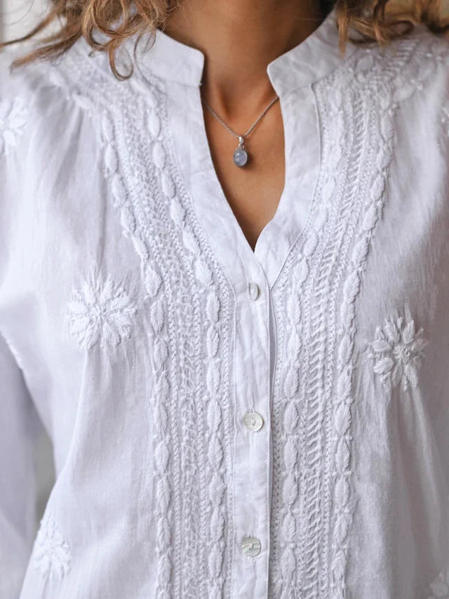 April Cornell Lotus Tunic - White