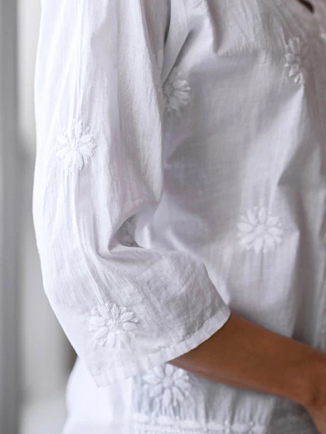 April Cornell Lotus Tunic - White