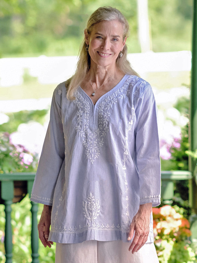 April Cornell Portsmouth Tunic - Blue