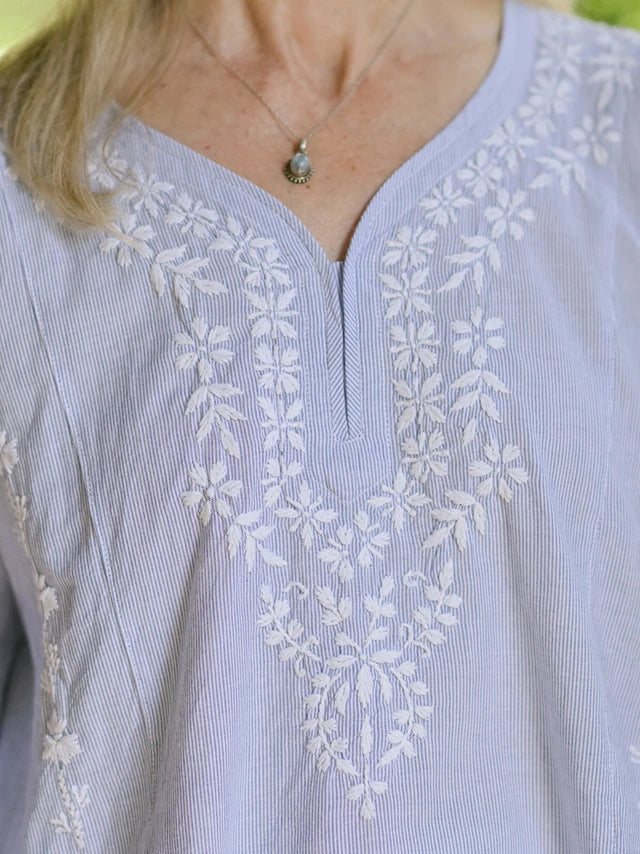April Cornell Portsmouth Tunic - Blue