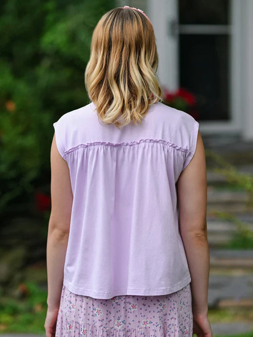 April Cornell Cottage T-Shirt - Lavender