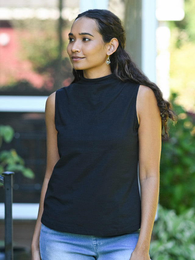 April Cornell Mod Layering T-Shirt - Black