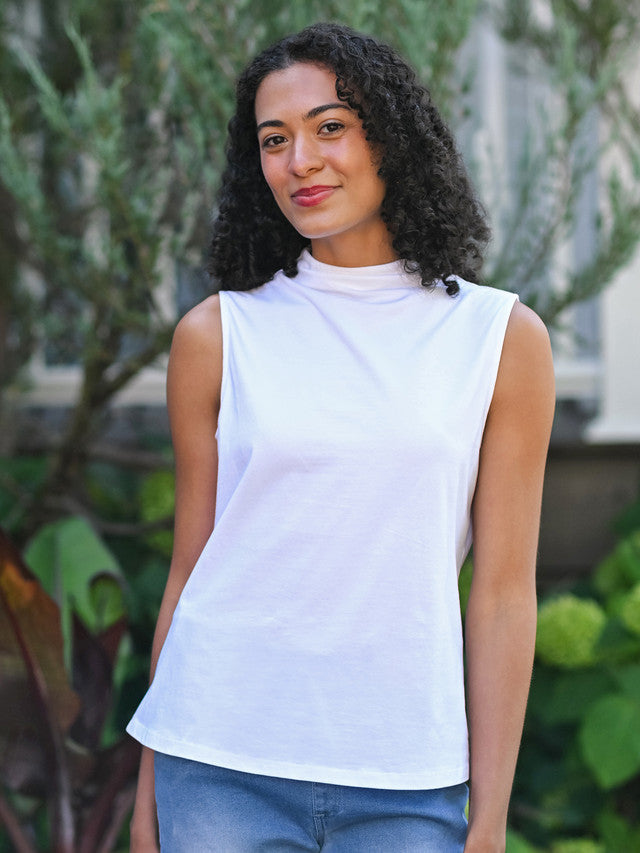 April Cornell Mod Layering T-Shirt - White