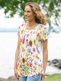 April Cornell Sister Garden T-Shirt - Multi