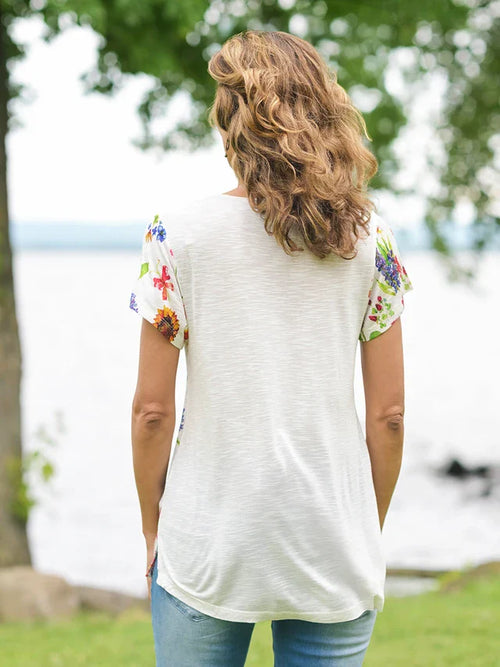 April Cornell Sister Garden T-Shirt - Multi
