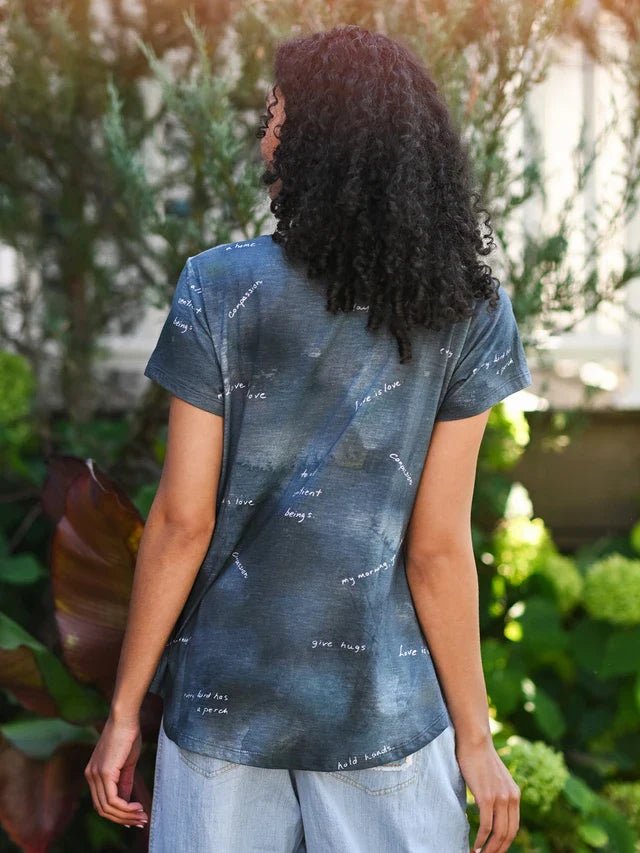 April Cornell Mother Earth T-shirt - Charcoal