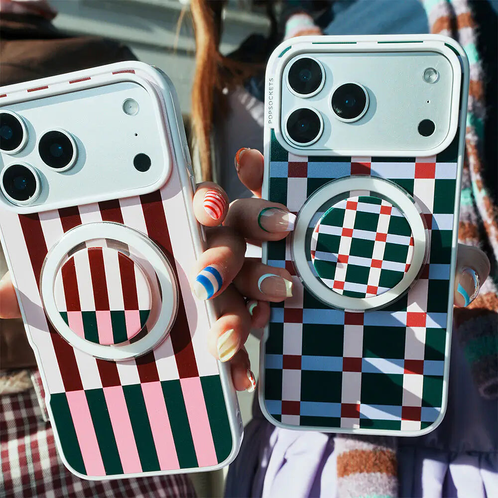 PopSockets Pop of Pink Stripe - MagSafe Case