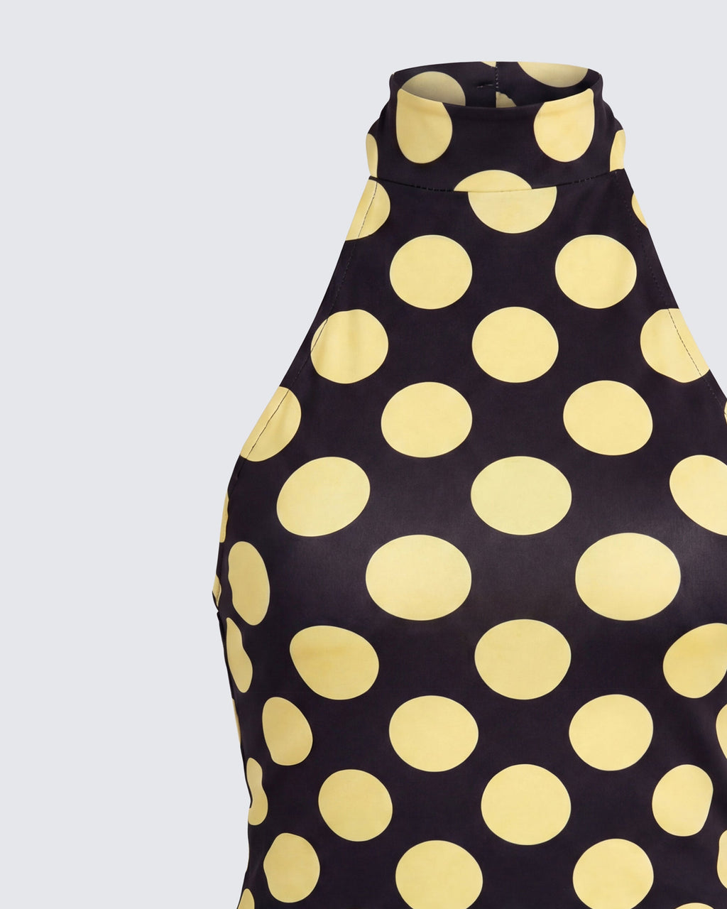Finesse Toni Multi Jersey Polka Halter Top