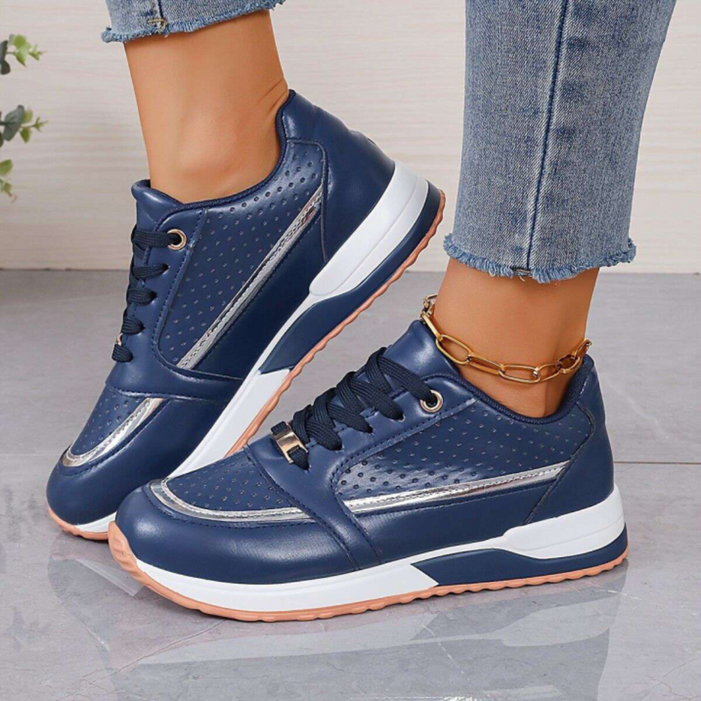 Harper & Lane Margaret - Lace-Up Walking Sneakers