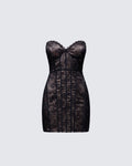 Finesse Vela Lace Corset Mini Dress