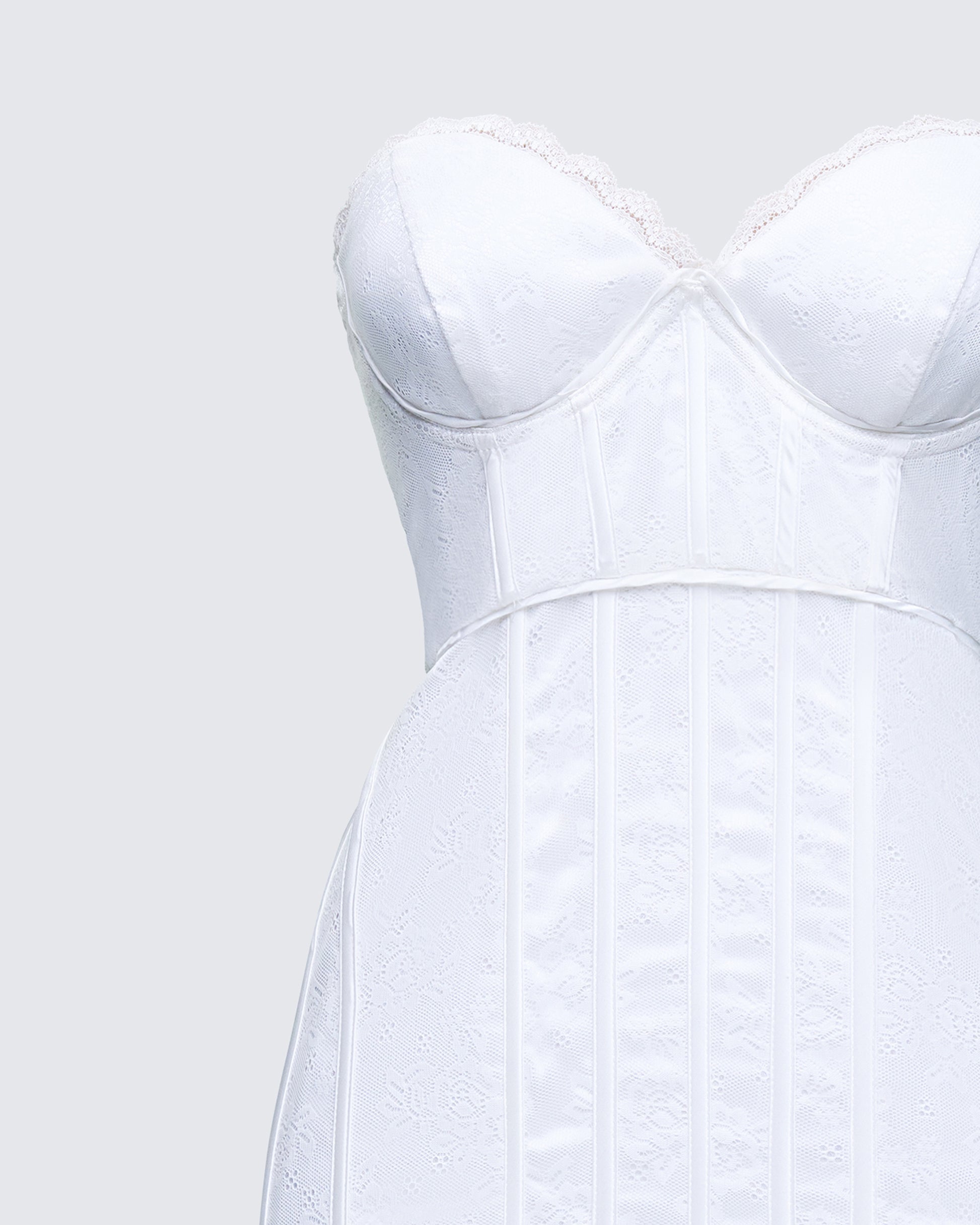 Finesse Vela Lace Corset Mini Dress