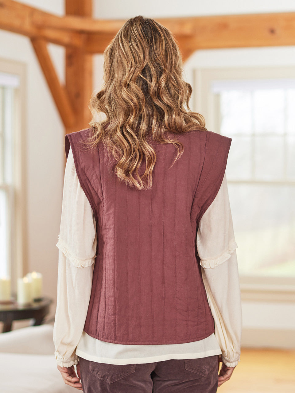 April Cornell Wanderer Quilted Vest
