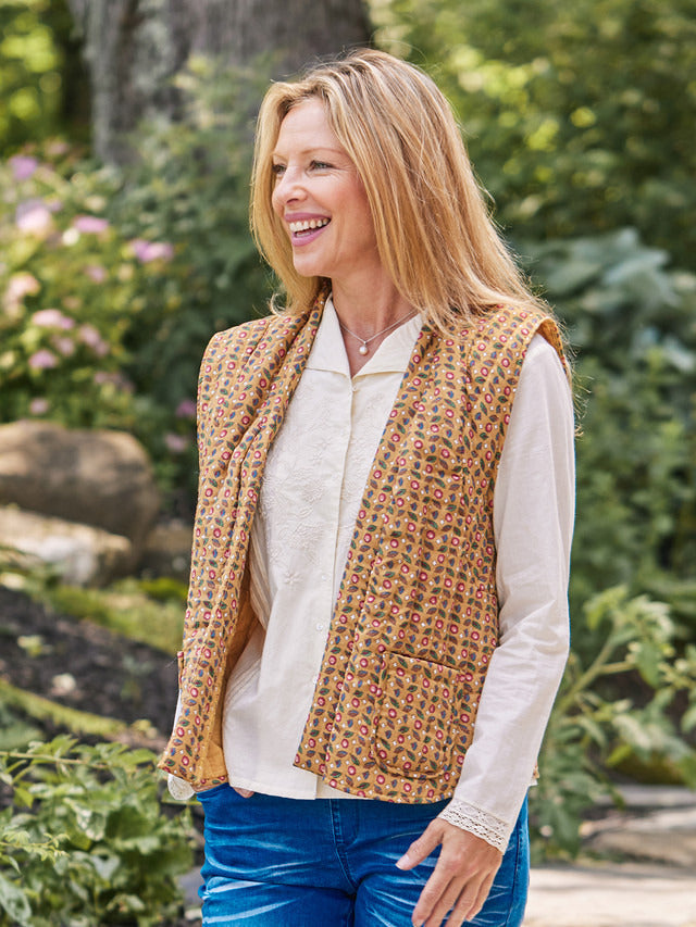 April Cornell Safflower Vest