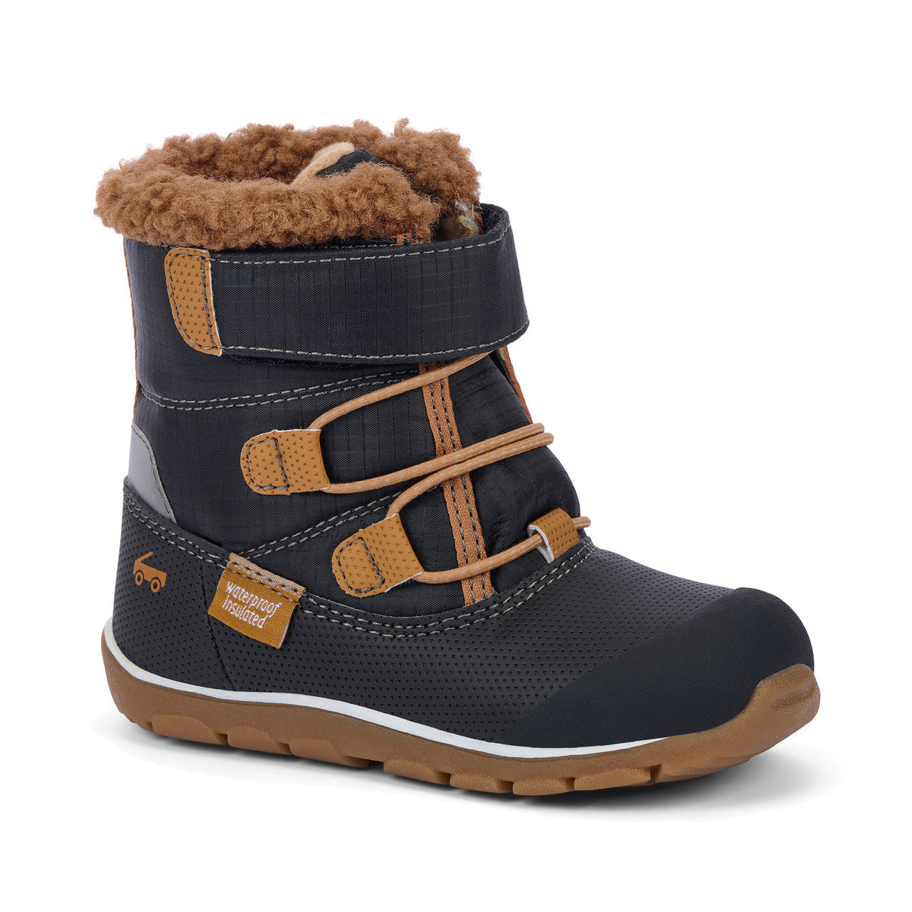 See Kai Run boys Gilman Waterproof/Insulated Raven Black